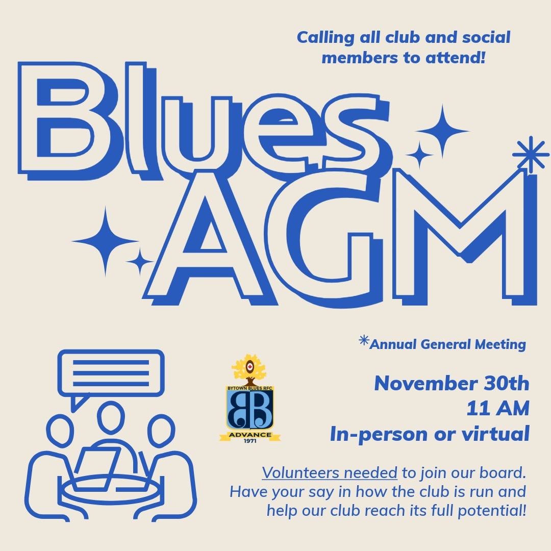 Bytown Blues RFC - 2025 AGM