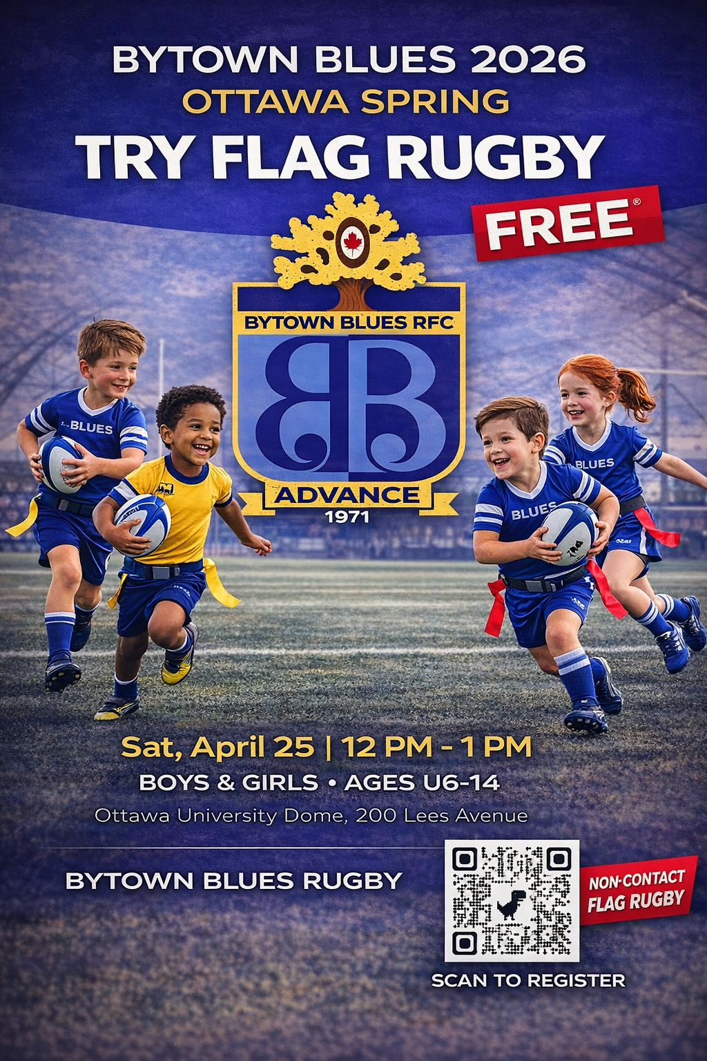 Blues Try Rugby online form